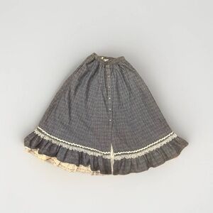 Rockmount Ranch Wear Pearl Snap Layered Jean Skirt